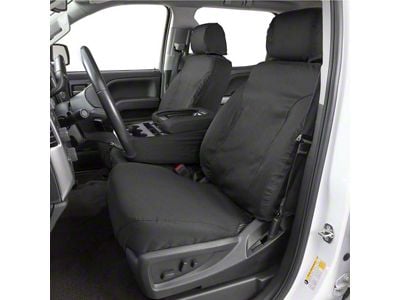Covercraft Seat Saver Waterproof Polyester Custom Front Row Seat Covers; Gray (15-22 Colorado)