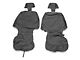 Covercraft Seat Saver Polycotton Custom Front Row Seat Covers; Charcoal (15-18 F-150 w/ Bucket Seats, Excluding Raptor)