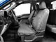 Covercraft Seat Saver Polycotton Custom Front Row Seat Covers; Charcoal (15-20 F-150 w/ Bench Seat)