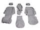 Covercraft Seat Saver Polycotton Custom Front Row Seat Covers; Gray (15-20 F-150 w/ Bench Seat)