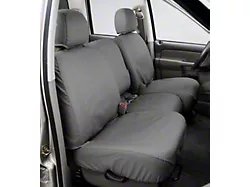 Covercraft Seat Saver Polycotton Custom Front Row Seat Covers; Gray (97-01 F-150 w/ High Back Bucket Seats)