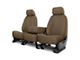Covercraft Seat Saver Waterproof Polyester Custom Front Row Seat Covers; Taupe (21-24 F-150 w/ Bench Seat & Non-Opening Center Console)