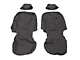 Covercraft Seat Saver Polycotton Custom Front Row Seat Covers; Charcoal (14-18 Silverado 1500 w/ Bucket Seats)
