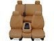 Covercraft Seat Saver Polycotton Custom Front Row Seat Covers; Tan (14-18 Sierra 1500 w/ Bench Seat)