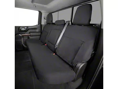 Covercraft Seat Saver Polycotton Custom Second Row Seat Cover; Charcoal (22-26 Maverick)