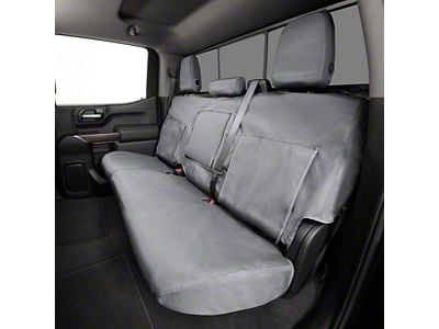Covercraft Seat Saver Waterproof Polyester Custom Second Row Seat Cover; Gray (22-26 Maverick)