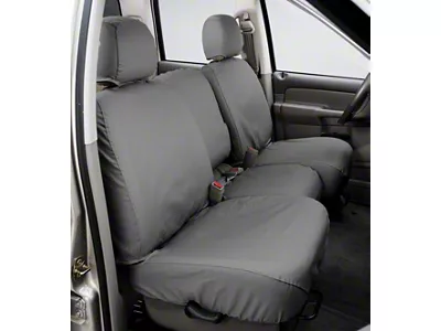Covercraft Seat Saver Polycotton Custom Front Row Seat Covers; Gray (19-23 Ranger SuperCrew)