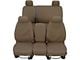 Covercraft Seat Saver Waterproof Polyester Custom Front Row Seat Covers; Taupe (10-14 Sierra 3500 HD w/ Bench Seat & Folding Center Console w/ a Tray/Cupholder & Seat Air Bags)