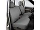 Covercraft Seat Saver Polycotton Custom Front Row Seat Covers; Gray (20-24 Sierra 3500 HD w/ Bench Seat & Fold-Down Console w/o Lid & Under Center Seat Storage)