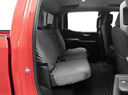 Covercraft Seat Saver Waterproof Polyester Custom Second Row Seat Cover; Gray (19-25 Silverado 1500 Double Cab, Crew Cab w/ 60/40 Split Cushion Bench Seat & w/o Fold-Down Armrest)