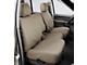 Covercraft Seat Saver Polycotton Custom Front Row Seat Covers; Taupe (10-14 Silverado 2500 HD w/ Bucket Seats & Seat Airbags)
