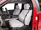 Covercraft Seat Saver Polycotton Custom Front Row Seat Covers; Gray (04-08 F-150 Regular Cab, SuperCab w/ Bucket Seats; 07-08 SuperCrew w/ Bucket Seats)