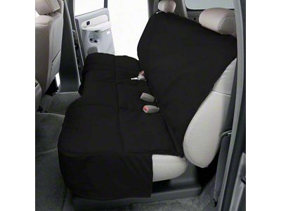 Covercraft Canine Covers Custom Padded Rear Seat Protector; Black (19-23 Sierra 1500 w/ Front Bench Seat)