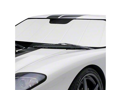Covercraft UVS100 Heat Shield Premier Series Custom Sunscreen; White (22-24 Sierra 1500 AT4, Denali)