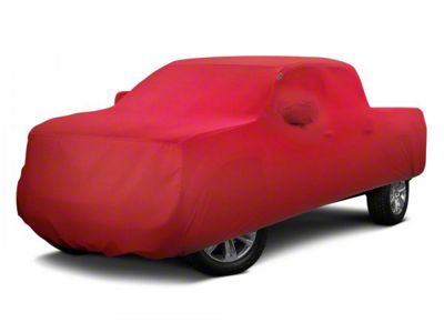 Covercraft Custom Car Covers Form-Fit Car Cover; Bright Red (19-24 Sierra 1500 w/ Standard/Power Mirrors)