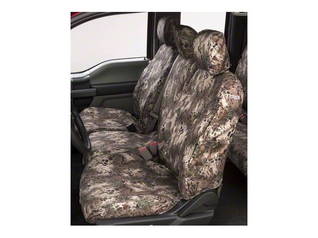 Covercraft Seat Saver Prym1 Custom Front Row Seat Covers; Multi-Purpose Camo (19-24 Sierra 1500 w/ Bucket Seats)