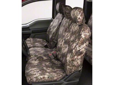 Covercraft Seat Saver Prym1 Custom Front Row Seat Covers; Multi-Purpose Camo (19-24 Sierra 1500 w/ Bucket Seats)