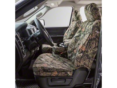 Covercraft SeatSaver Custom Front Seat Covers; Carhartt Mossy Oak Break-Up Country (14-16 Sierra 1500 w/ Bucket Seats)