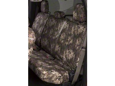 Covercraft Seat Saver Prym1 Custom Second Row Seat Cover; Multi-Purpose Camo (19-24 Sierra 1500 Double Cab, Crew Cab w/ 60/40 Split Cushion Bench Seat & Fold-Down Armrest)