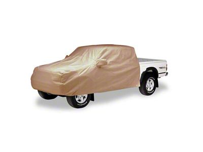 Covercraft Flannel Cab Area Truck Cover; Tan (07-19 Sierra 2500 HD Extended/Double Cab w/ Towing Mirrors)