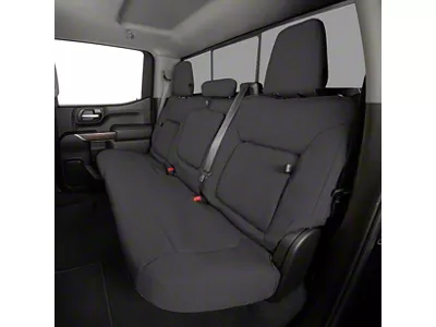 Covercraft Precision Fit Seat Covers Endura Custom Second Row Seat Cover; Charcoal (03-06 Sierra 2500 HD Crew Cab)