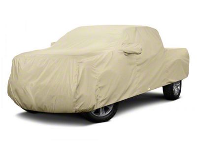 Covercraft Custom Car Covers Flannel Car Cover; Tan (20-24 Sierra 2500 HD)