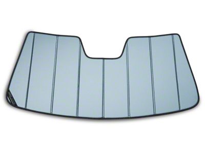 Covercraft UVS100 Heat Shield Custom Sunscreen; Blue Metallic (15-19 Sierra 2500 HD w/ Lane Departure Sensors)