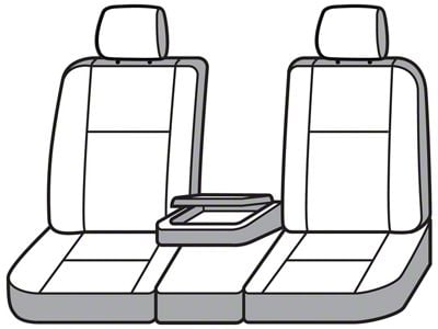 Covercraft Seat Saver Waterproof Polyester Custom Front Row Seat Covers; Taupe (01-06 Sierra 2500 HD w/ Bench Seat)