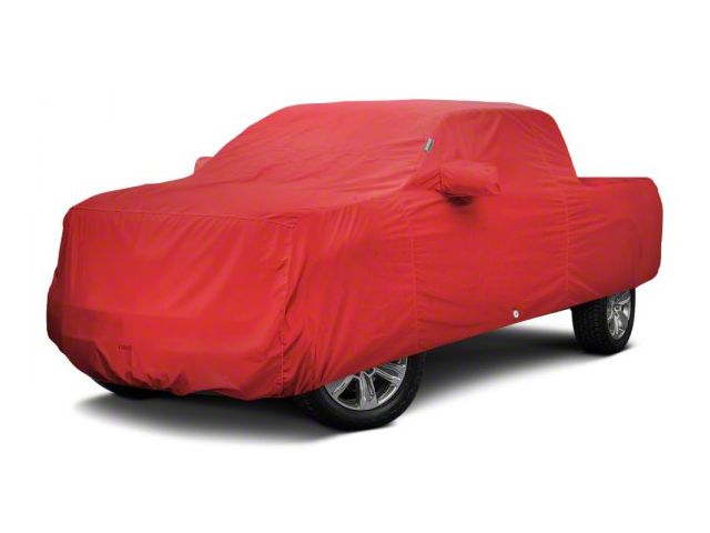 Covercraft Custom Car Covers WeatherShield HP Car Cover; Red (20-24 Sierra 2500 HD)