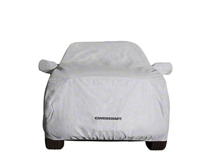 Covercraft Custom Car Covers 5-Layer Softback All Climate Car Cover; Gray (01-06 Sierra 3500 HD Crew Cab)
