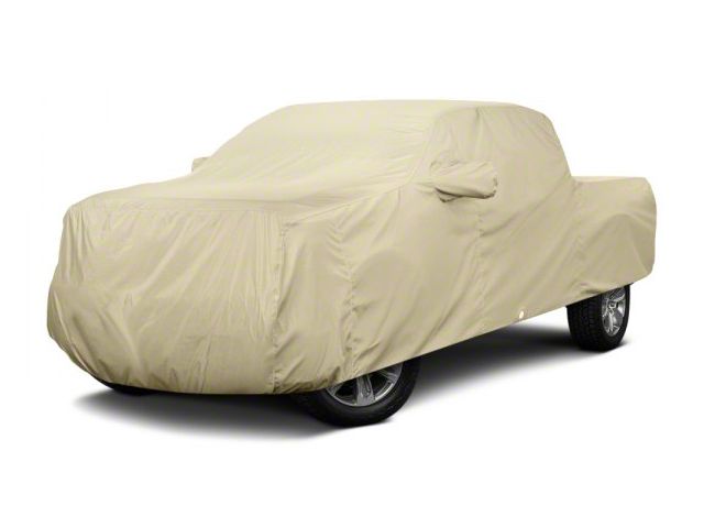 Covercraft Custom Car Covers Flannel Car Cover; Tan (20-24 Sierra 3500 HD)