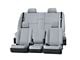 Covercraft Precision Fit Seat Covers Leatherette Custom Front Row Seat Covers; Light Gray (20-22 Sierra 3500 HD w/ Bucket Seats)