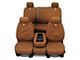 Covercraft SeatSaver Custom Front Seat Covers; Carhartt Brown (20-24 Sierra 3500 HD w/ Front Bench Seat & Fold-Down Console w/ Lid)