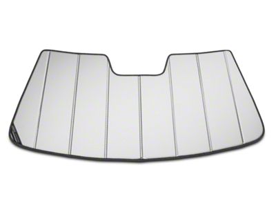 Covercraft UVS100 Heat Shield Custom Sunscreen; Silver (15-19 Sierra 3500 HD w/o Lane Departure Sensors))