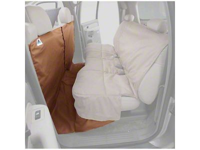Covercraft Canine Covers Custom CoverAll Rear Seat Protector; Tan (19-23 Silverado 1500 w/ Front Bench Seat)