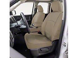 Covercraft Precision Fit Seat Covers Endura Custom Front Row Seat Covers; Tan (14-18 Silverado 1500 w/ Bench Seat)