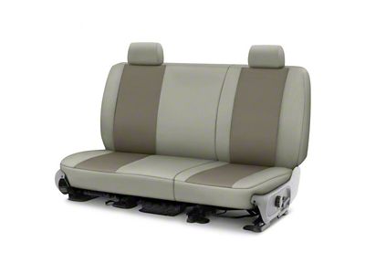 Covercraft Precision Fit Seat Covers Endura Custom Second Row Seat Cover; Charcoal/Silver (14-18 Silverado 1500 Crew Cab)