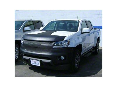 Covercraft Colgan Custom Full Front End Bra with License Plate and Sensors Opening; Black Crush (23-25 Silverado 1500, Excluding ZR2)