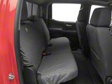 Covercraft SeatSaver Custom Second Row Seat Cover; Carhartt Gravel (19-26 Silverado 1500 Crew Cab w/o Fold-Down Armrest)