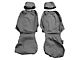 Covercraft Seat Saver Polycotton Custom Front Row Seat Covers; Gray (19-24 Silverado 1500 w/ Bucket Seats)