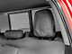 Covercraft Seat Saver Polycotton Custom Second Row Seat Cover; Gray (19-24 Silverado 1500 Double Cab, Crew Cab w/ 60/40 Split Cushion Bench Seat & Fold-Down Armrest)