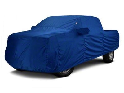 Covercraft Custom Car Covers Sunbrella Car Cover; Pacific Blue (07-18 Silverado 1500)