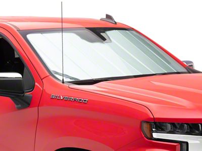 Covercraft UVS100 Heat Shield Custom Sunscreen; Silver (19-25 Silverado 1500)