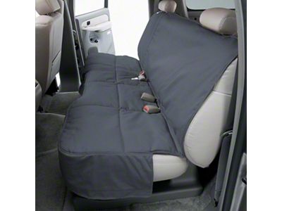 Covercraft Canine Covers Custom Padded Rear Seat Protector; Gray (07-14 Silverado 2500 HD Extended Cab)