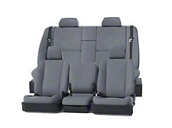 Covercraft Precision Fit Seat Covers Leatherette Custom Front Row Seat Covers; Medium Gray (16-19 Silverado 2500 HD w/ Bucket Seats)
