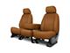 Covercraft Carhartt PrecisionFit Custom Front Row Seat Covers; Brown (20-24 Silverado 2500 HD w/ Front Bench Seat & Center Armrest)
