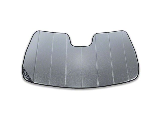 Covercraft UVS100 Heat Shield Premier Series Custom Sunscreen; Galaxy Silver (15-19 Silverado 2500 HD w/o Lane Departure Sensors)
