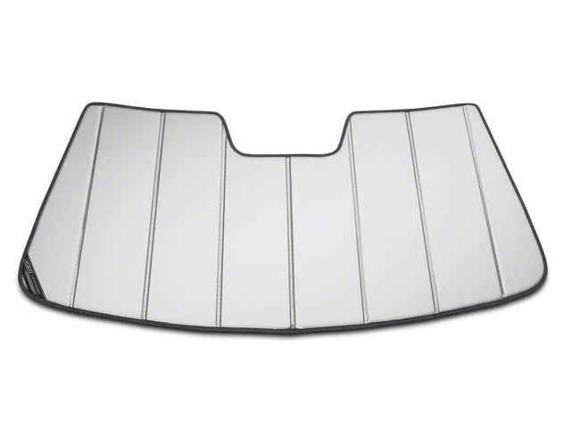 Covercraft UVS100 Heat Shield Custom Sunscreen; Silver (15-19 Silverado 2500 w/o Lane Departure Sensors)