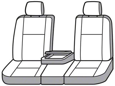 Covercraft Seat Saver Waterproof Polyester Custom Front Row Seat Covers; Taupe (01-06 Silverado 2500 HD w/ Bench Seat)