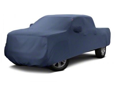 Covercraft Custom Car Covers Form-Fit Car Cover; Metallic Dark Blue (20-24 Silverado 3500 HD)